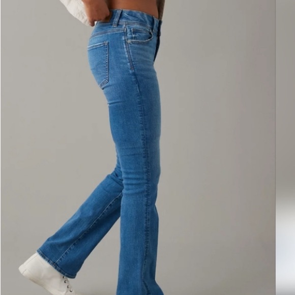 Y2K American Eagle Outfitters Kick Boot jeans - Picture 3 of 12